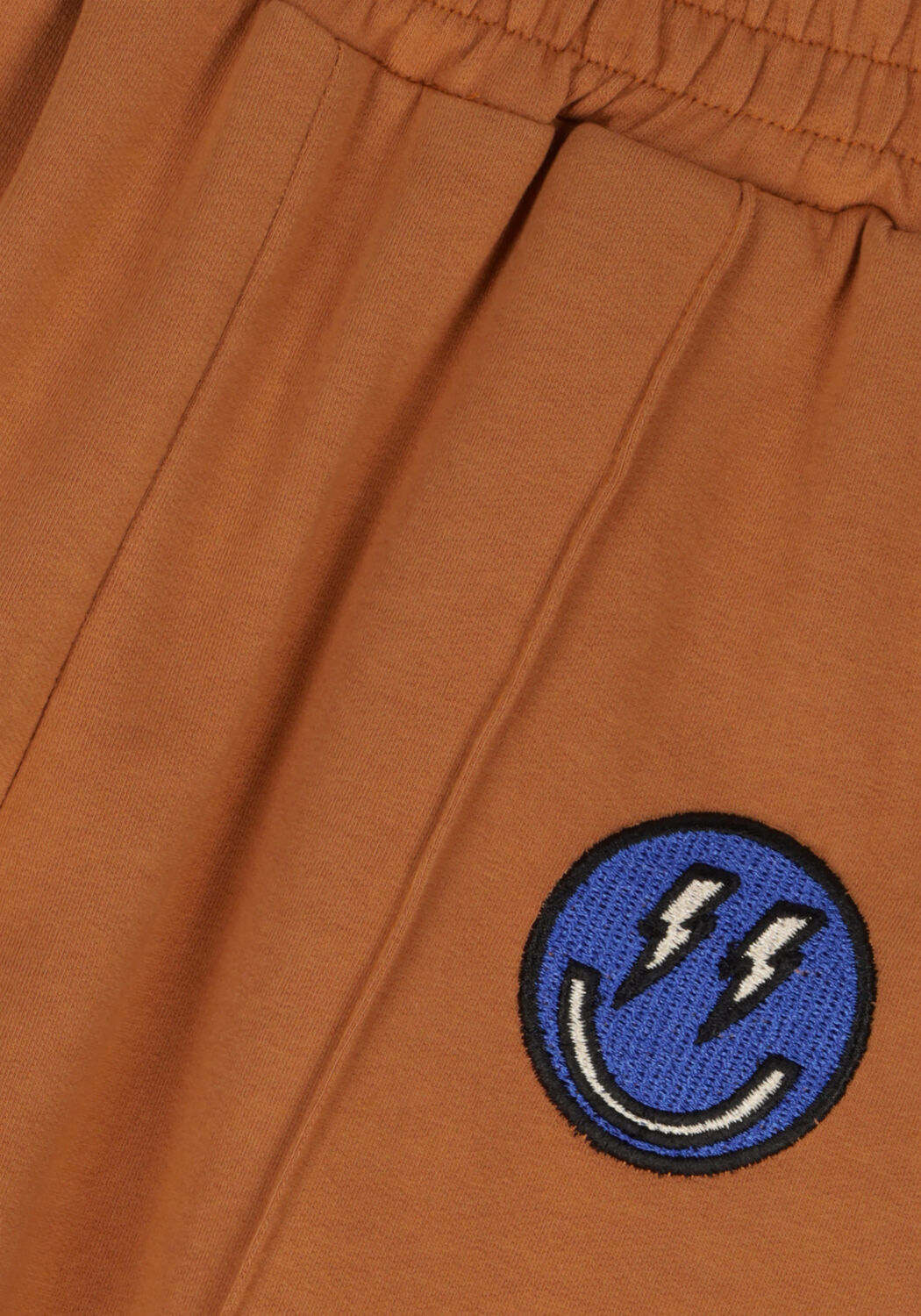 Cognac CARLIJNQ Joggingbroek SMILIES - JOGGER WT EMBROIDERY - large