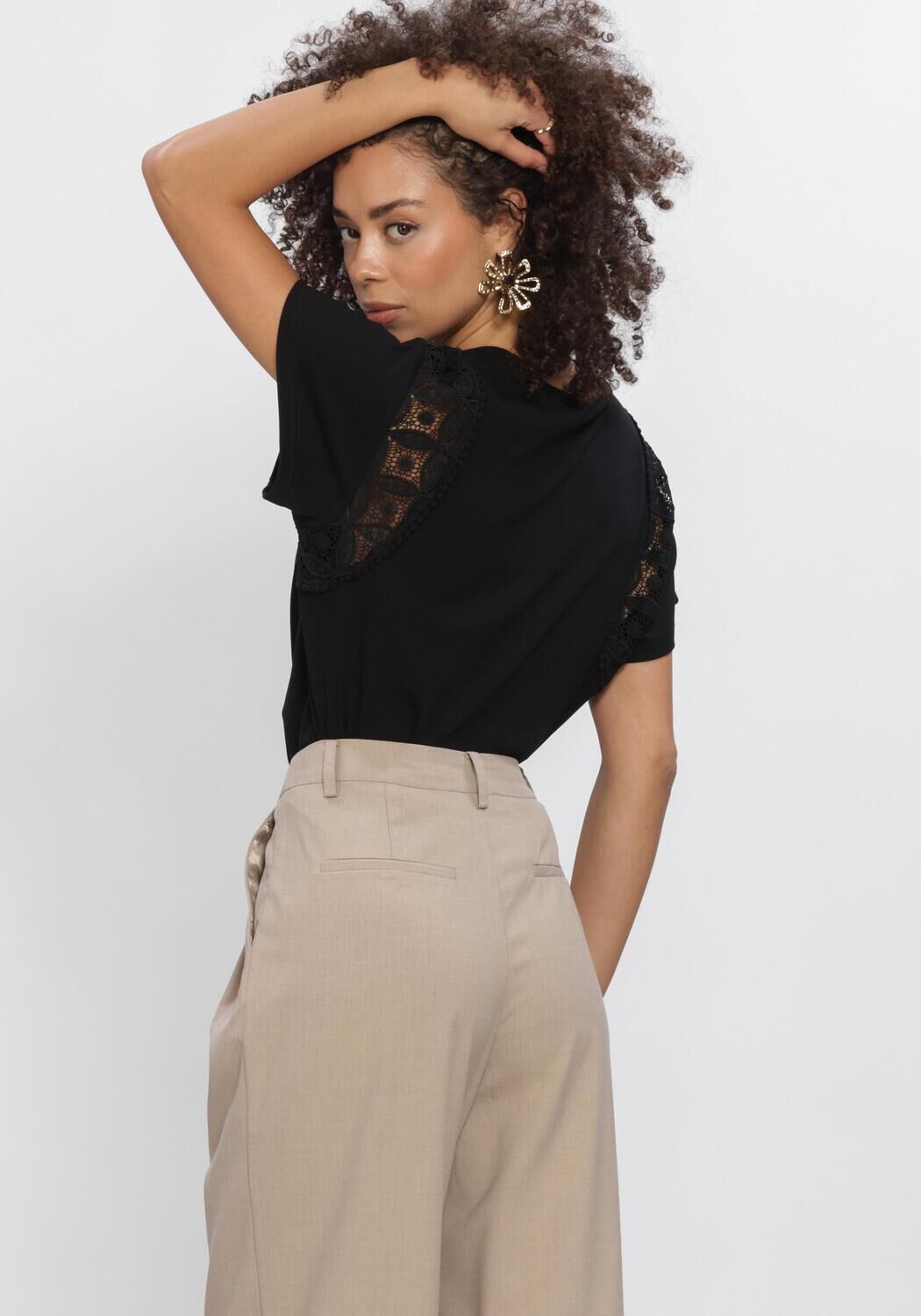 Zwarte AAIKO Blouses CEYDA CO 177 - large