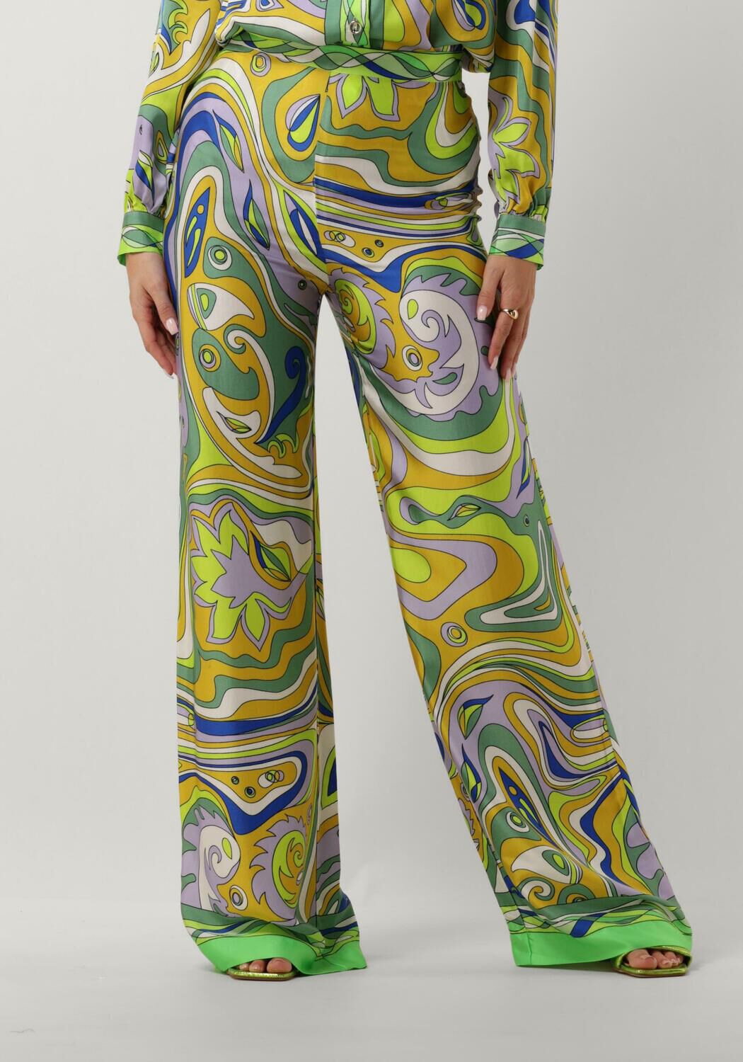 ANA ALCAZAR Dames Broeken Trousers Groen