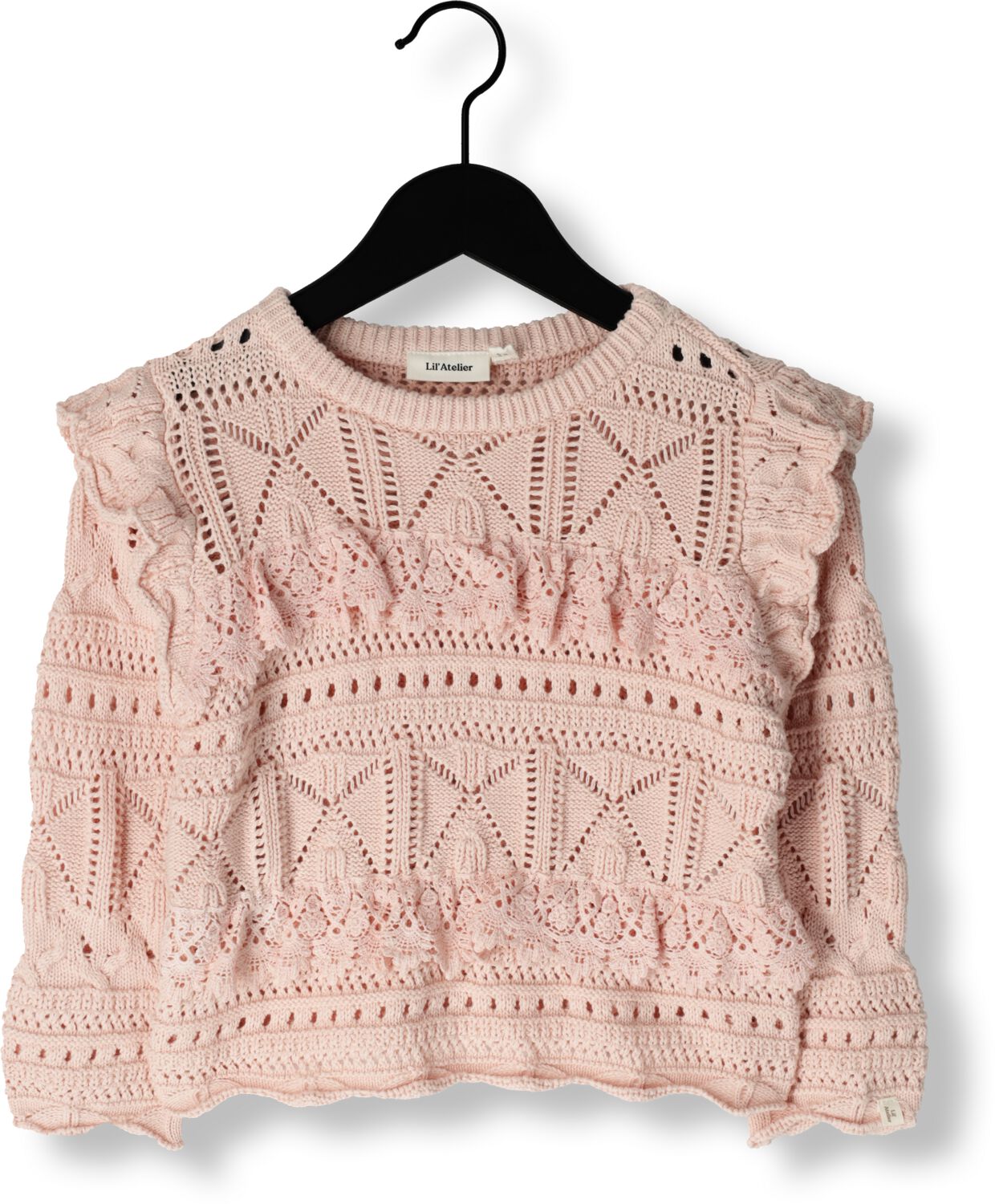 LIL' ATELIER Meisjes Truien & Vesten Nmfdamia Ls Loose Knit Lil Lichtroze