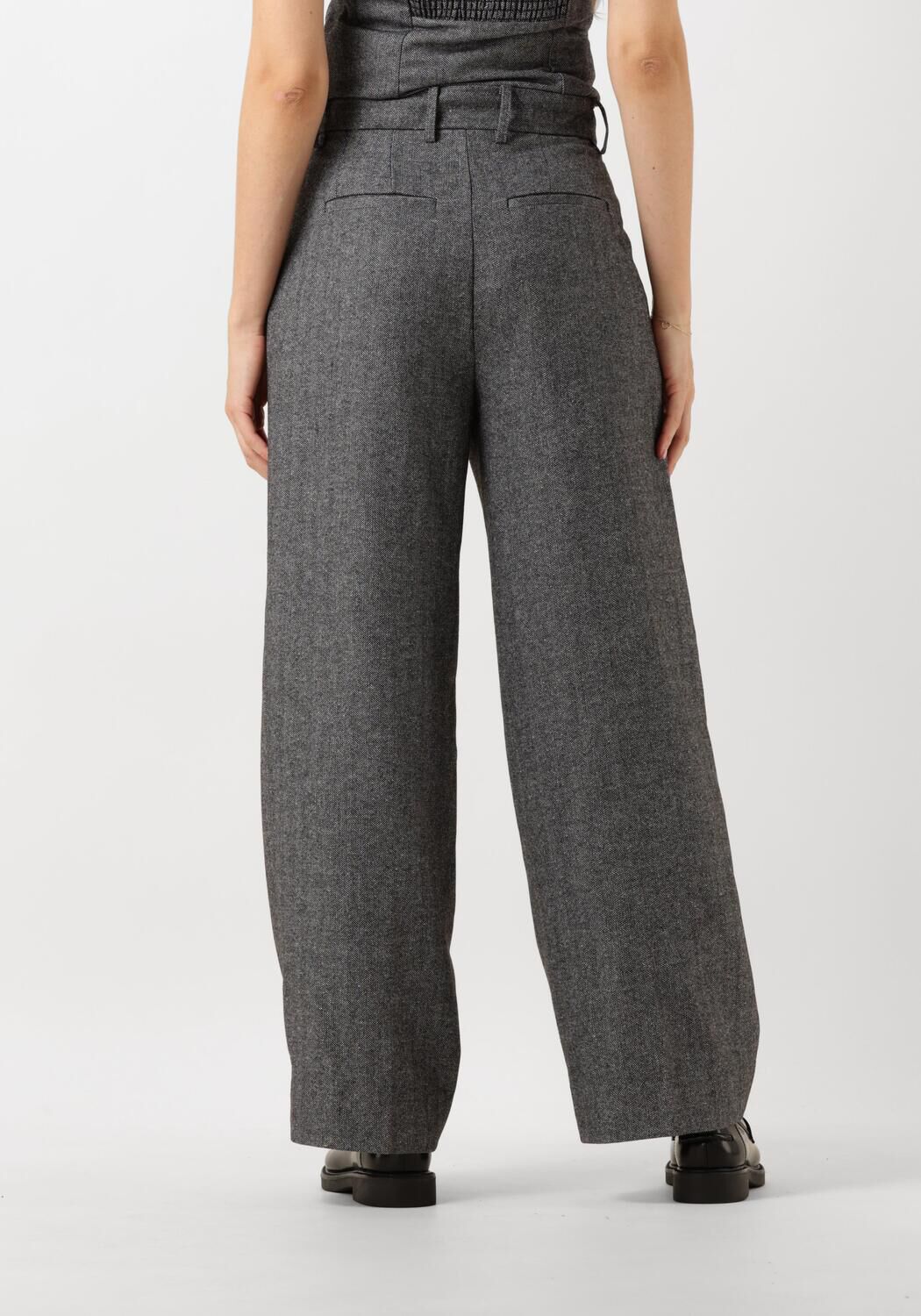 SECOND FEMALE Dames Broeken Waleria Trousers Zwart