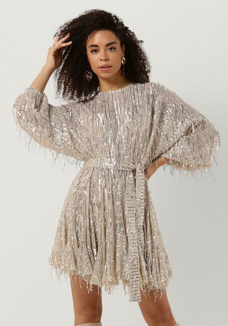 Gebroken wit IBANA Mini jurk TEQUILLA - large