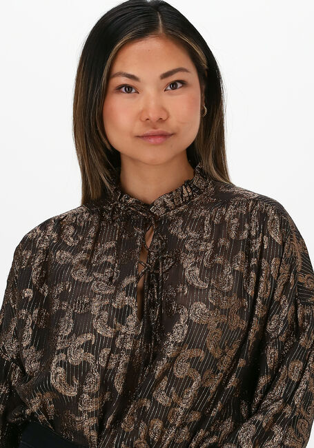 Zwarte SUNCOO Blouses BLOUSE LEAF - large