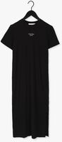 Zwarte CALVIN KLEIN Midi jurk STACKED LOGO T-SHIRT DRESS