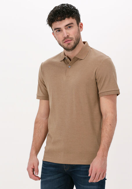 Camel SELECTED MEN Polo SLHPARIS SS POLO B NOOS - large