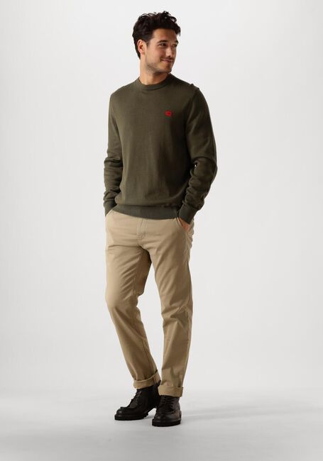 Groene HUGO Trui SAN CASSIUS-C1 - large