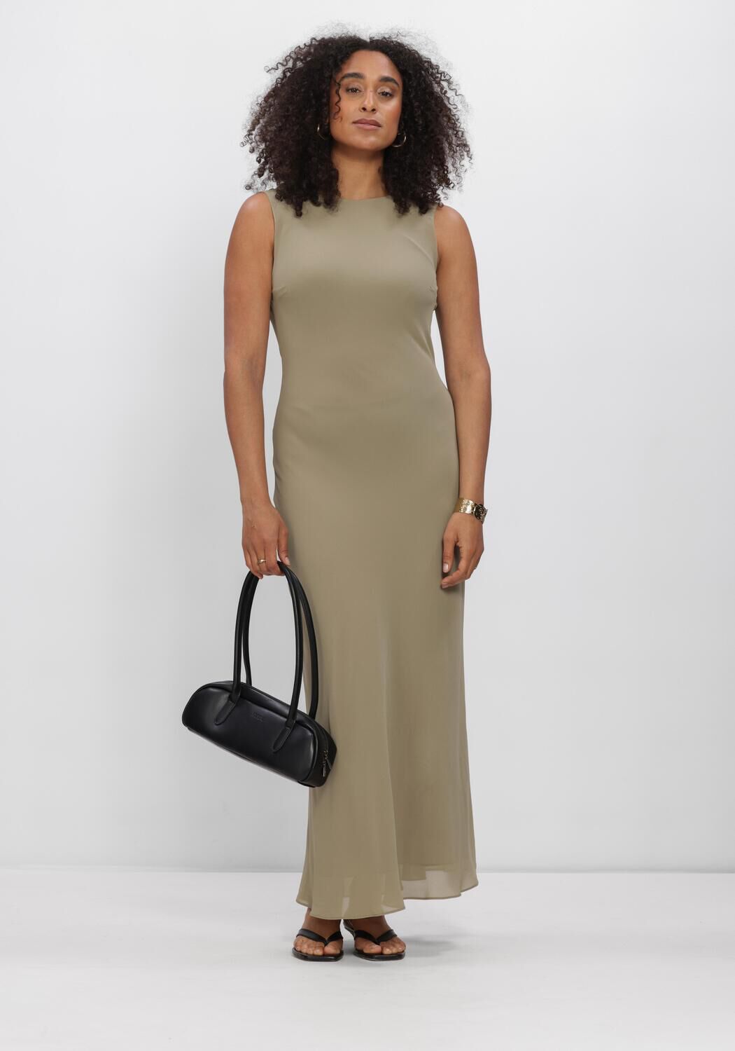 Khaki ENVII Jurken ENSYDNEY SL DRESS 7126 - large