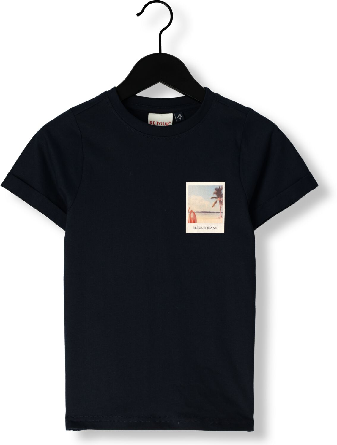 RETOUR Jongens Polo's & T-shirts Damon Donkerblauw