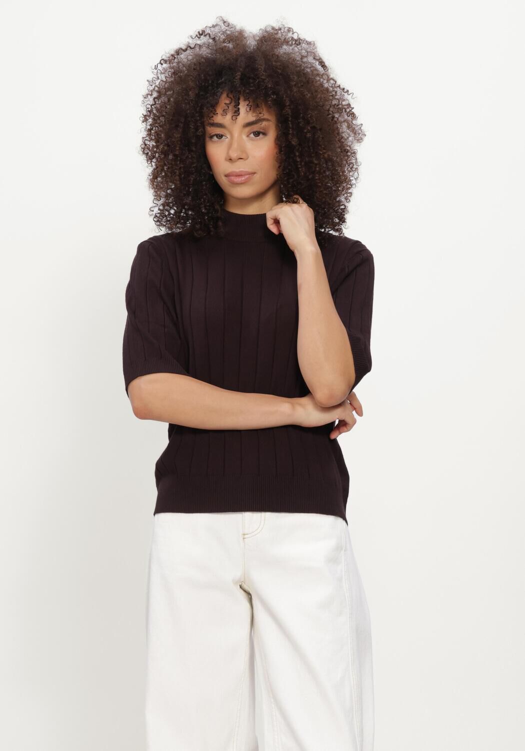 Bruine BRUUNS BAZAAR Truien/vesten ANEMONEBBGLADY KNIT - large