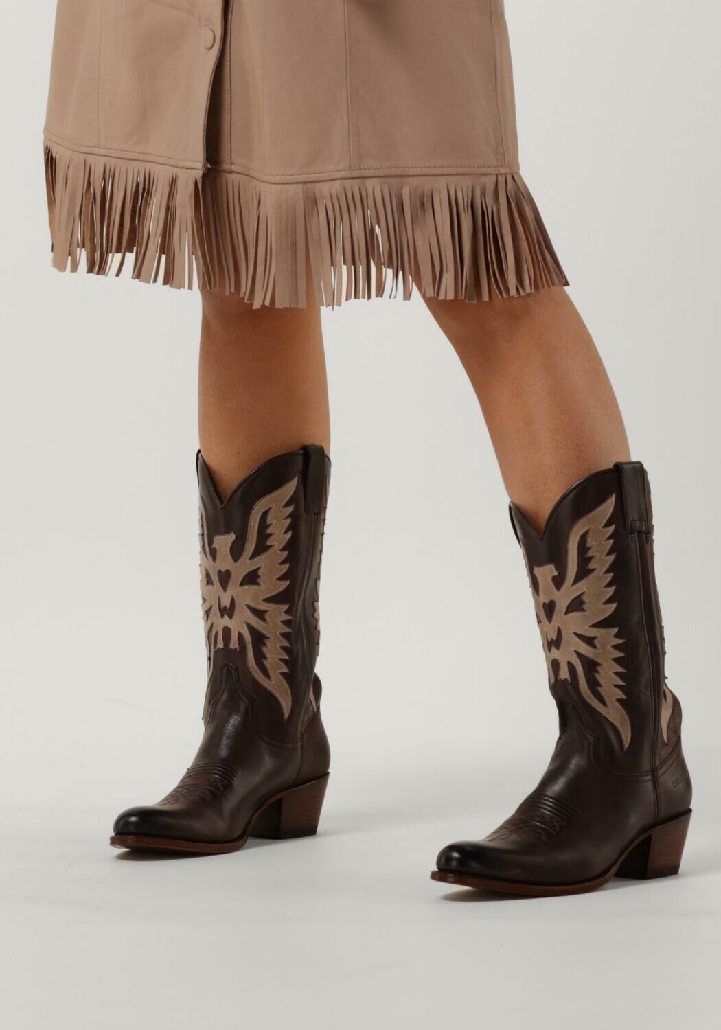 Bruine western online laarzen dames