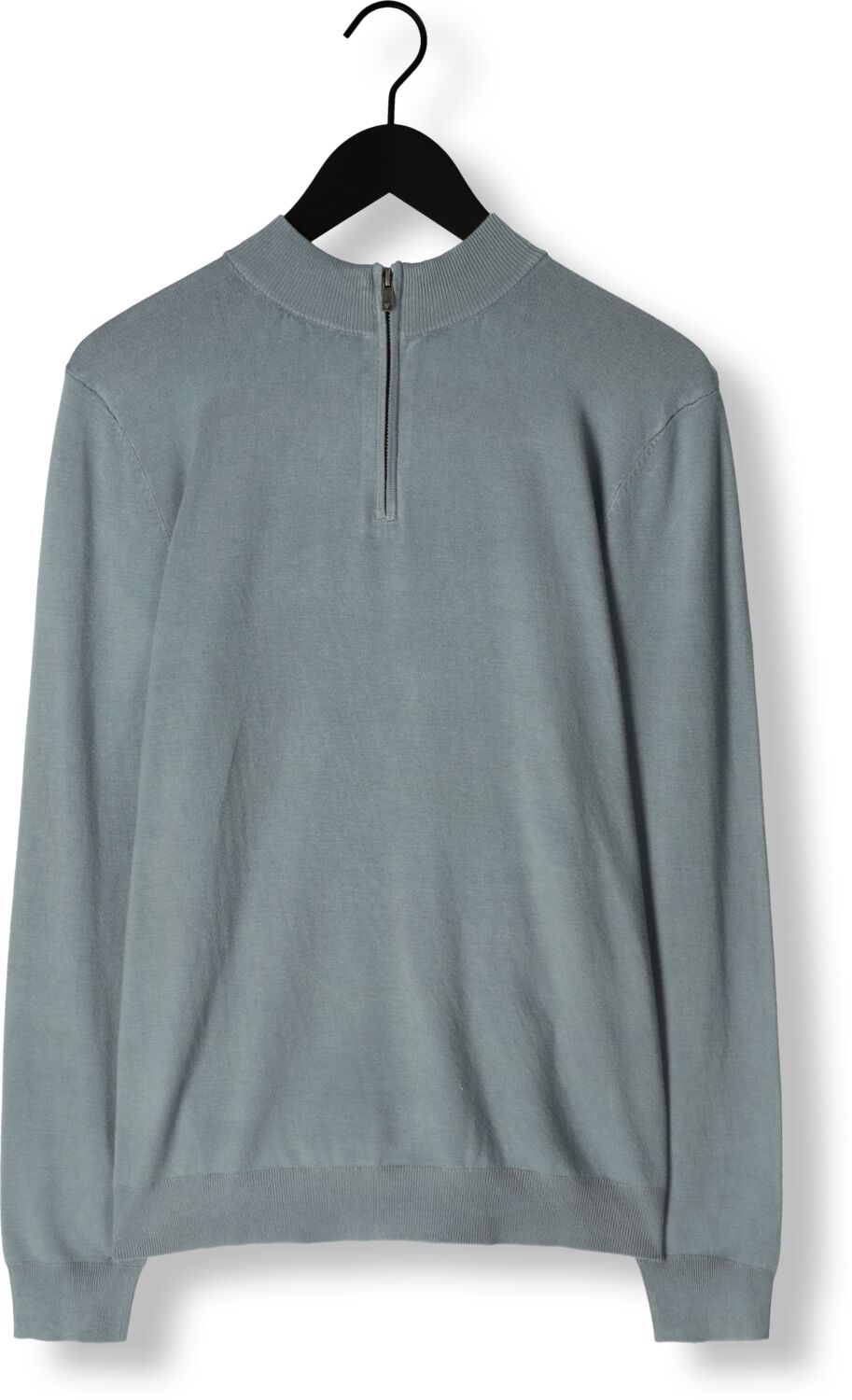 PURE PATH Heren Truien & Vesten Regular Fit Knitwear Halfzip803 Blauw