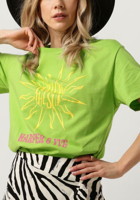 Groene HARPER & YVE T-shirt FOLLOWTHESUN-SS - large