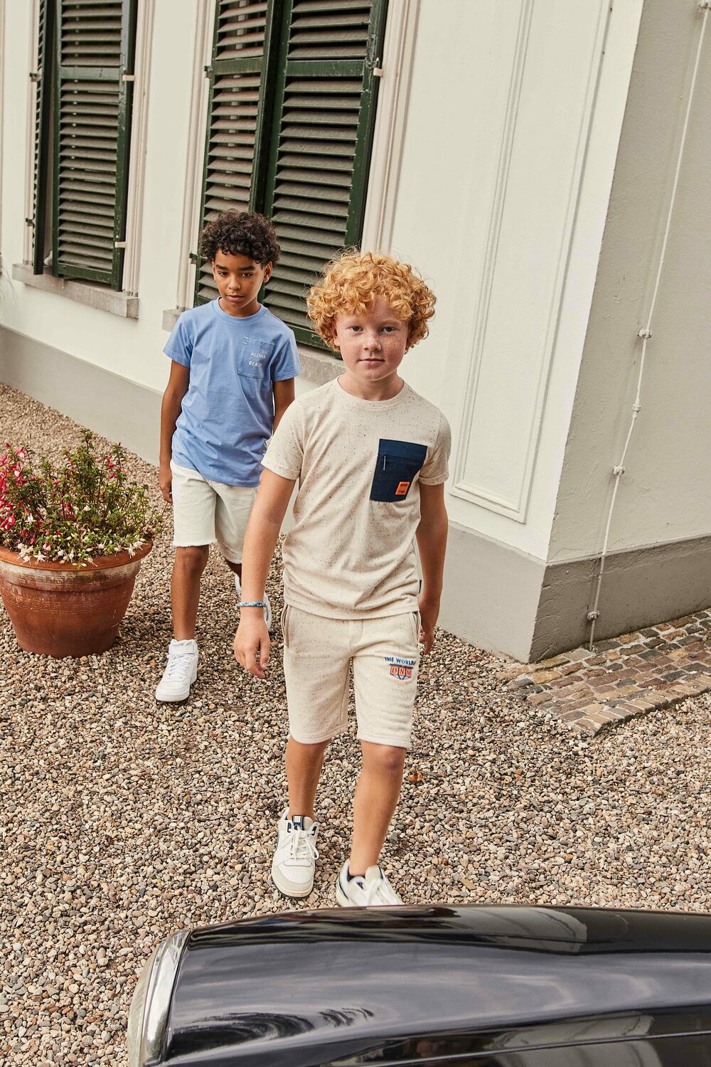 Beige RETOUR Korte broek VITO - large