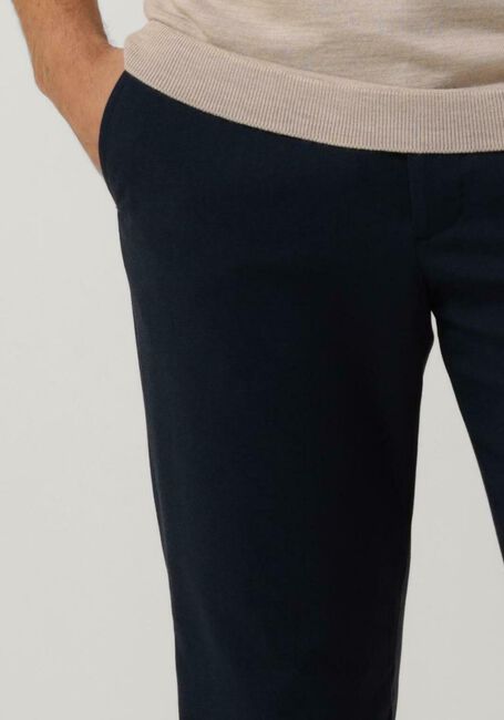 Donkerblauwe SELECTED HOMME Pantalon SLHSLIM-DAVE 175 STRUC TRS FLEX B - large