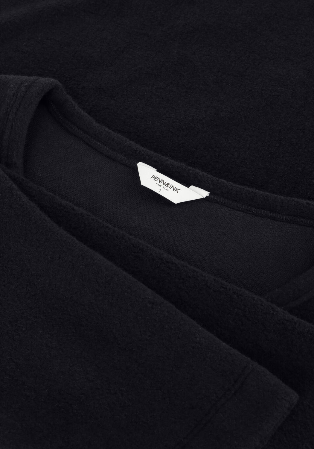 Blauwe PENN & INK Midi jurk 098 DRESS - large