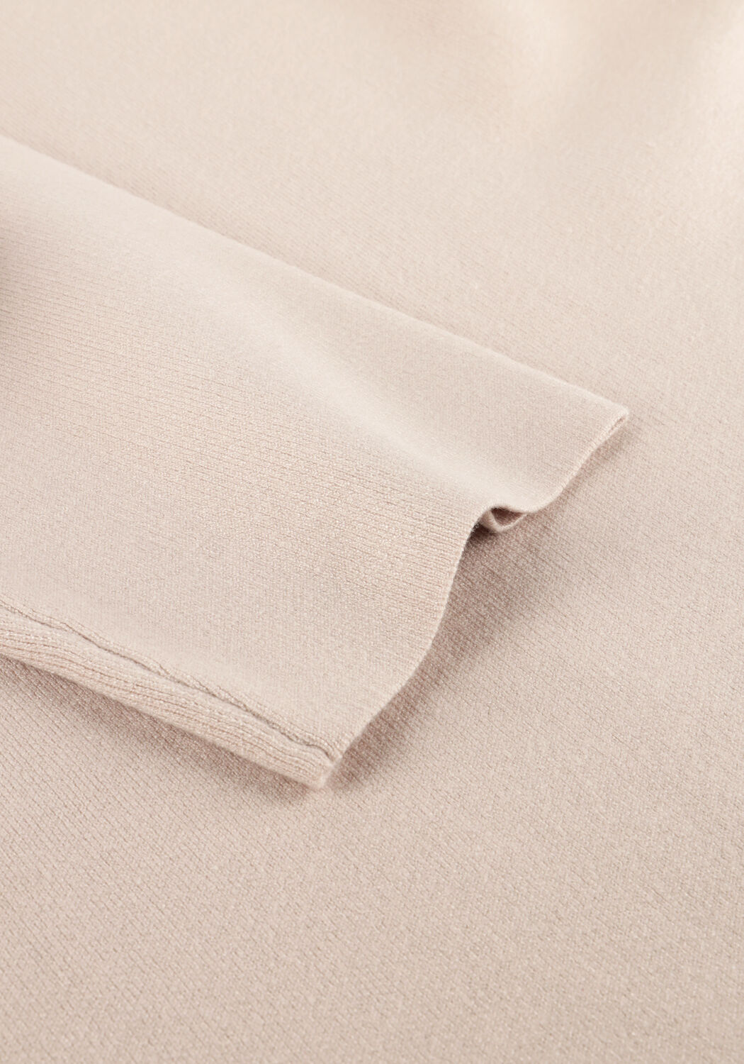 Beige OBJECT Trui OBJREYNARD HIGH NECK PULLOVER - large