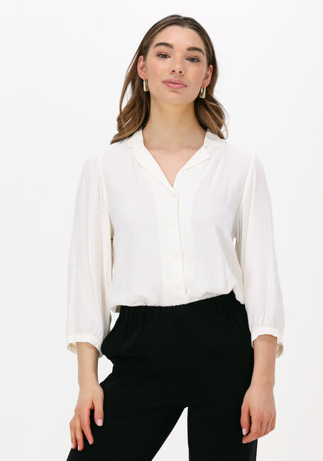 Ecru MSCH COPENHAGEN Blouses GALIENA MOROCCO 3/4 SHIRT - large