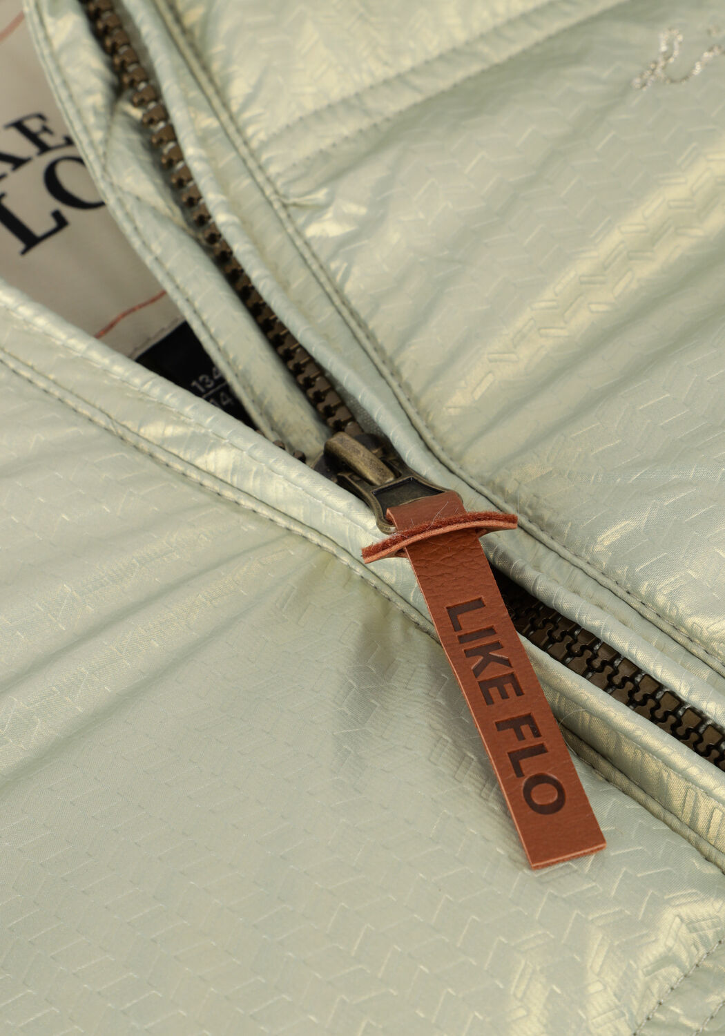 Mint LIKE FLO Gewatteerde jas AMAYA FLO GIRLS SHORT FANCY HOODED JACKET - large