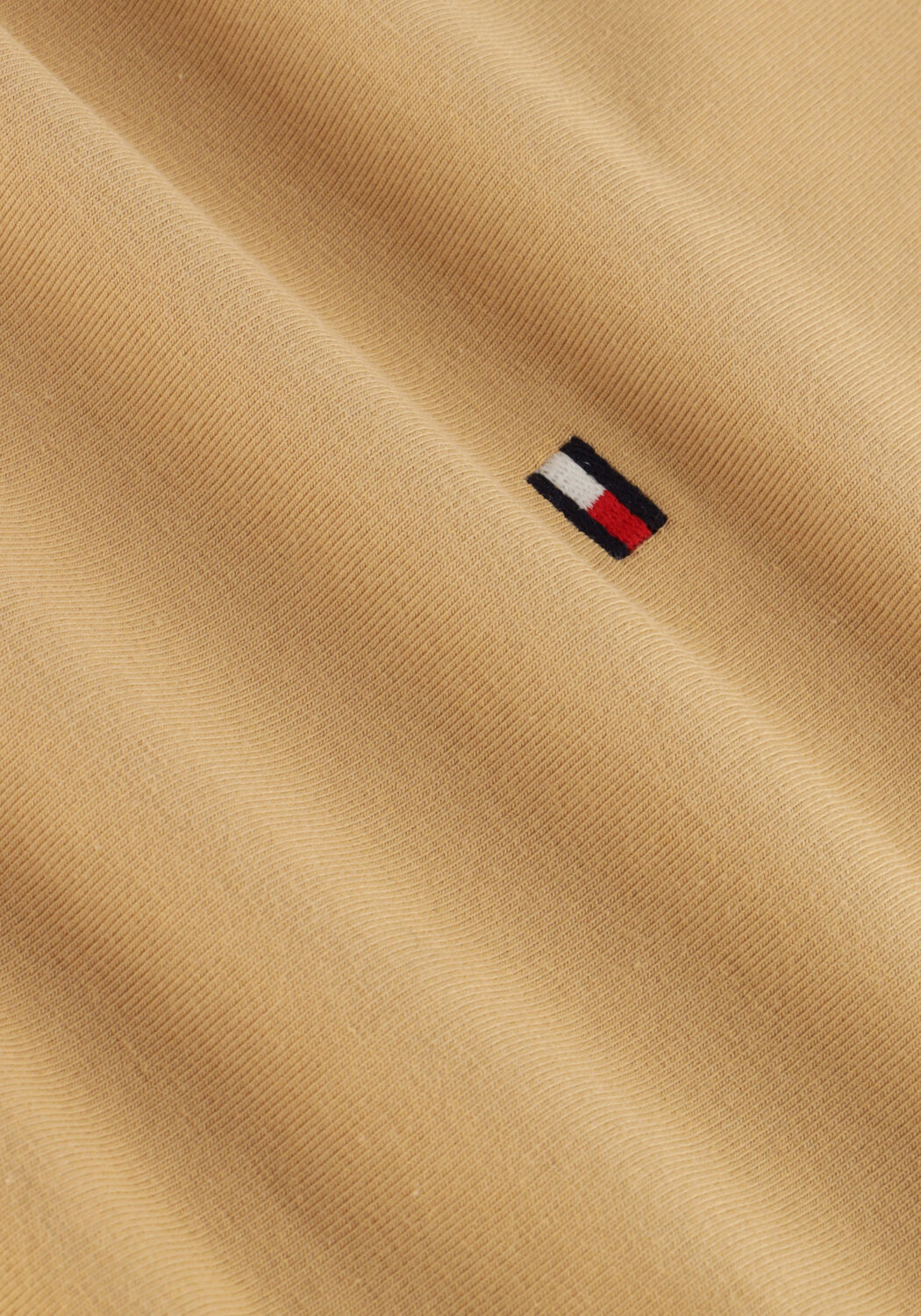 Khaki TOMMY HILFIGER T-shirt STRETCH SLIM FIT TEE - large