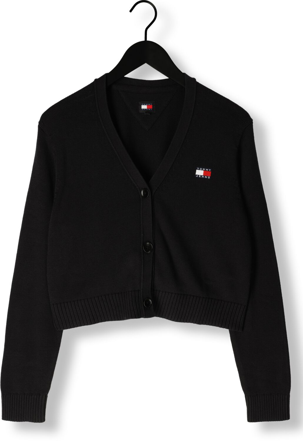 TOMMY JEANS Dames Truien & Vesten Tjw Essential Badge Cardigan Zwart