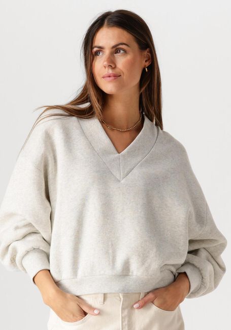 Lichtgrijze BY-BAR Sweater MOMO SWEATER - large