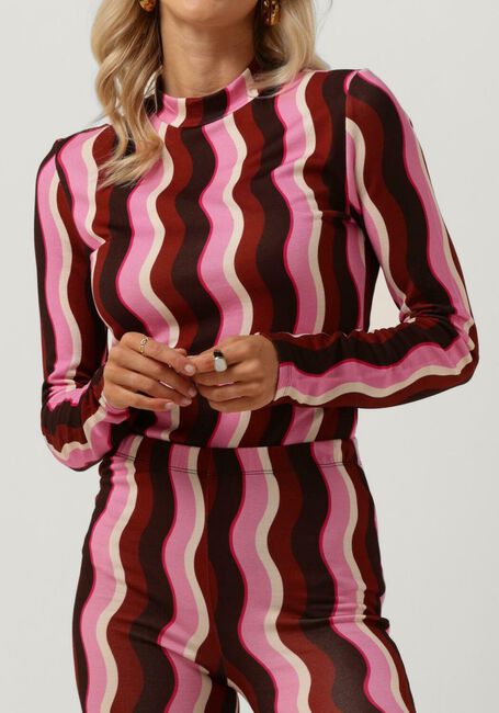 Paarse CATWALK JUNKIE Longsleeves LS RIDE THE WAVE - large