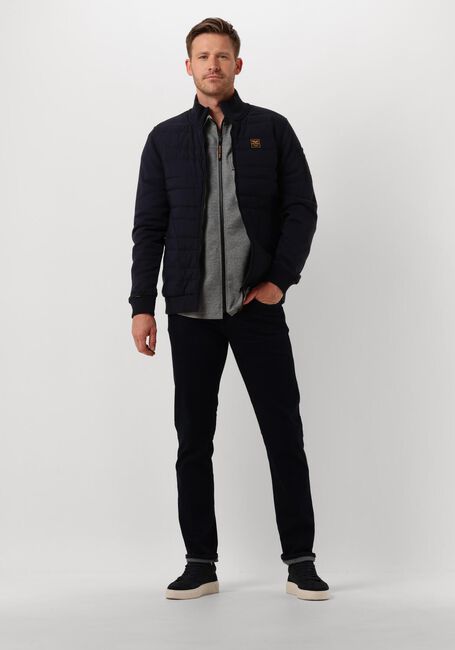 Blauwe PME LEGEND Jassen ZIP JACKET HYBRID SWEAT - large