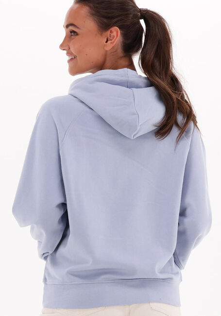 Lichtblauwe MSCH COPENHAGEN Sweater MANILA HOOD SWEATSHIRT - large