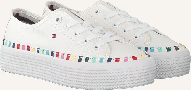 Witte TOMMY HILFIGER Lage sneakers RAINBOW PLATFORM Witte TOMMY HILFIGER Lage sneakers RAINBOW PLATFORM - large