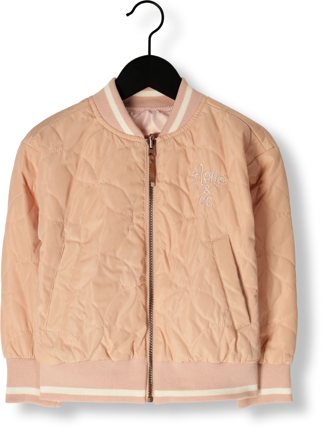 NONO Meisjes Jassen Dotty Reversible Bomber Jacket Lichtroze