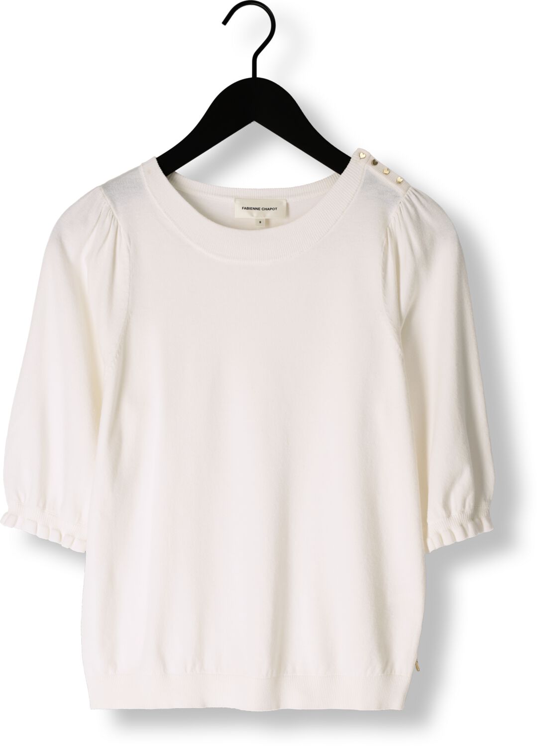 FABIENNE CHAPOT Dames Truien & Vesten Milly Ss Pullover Ecru