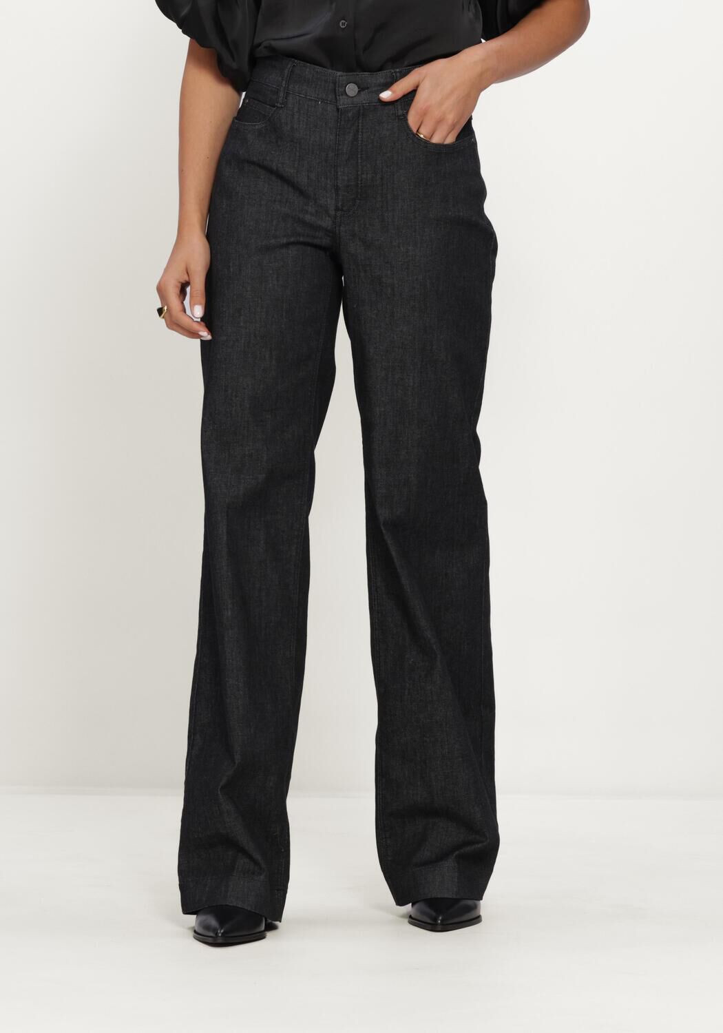 Donkerblauwe MAC Wide jeans 0357L DREAM WIDE AUTHENTIC WIDE LEG - large