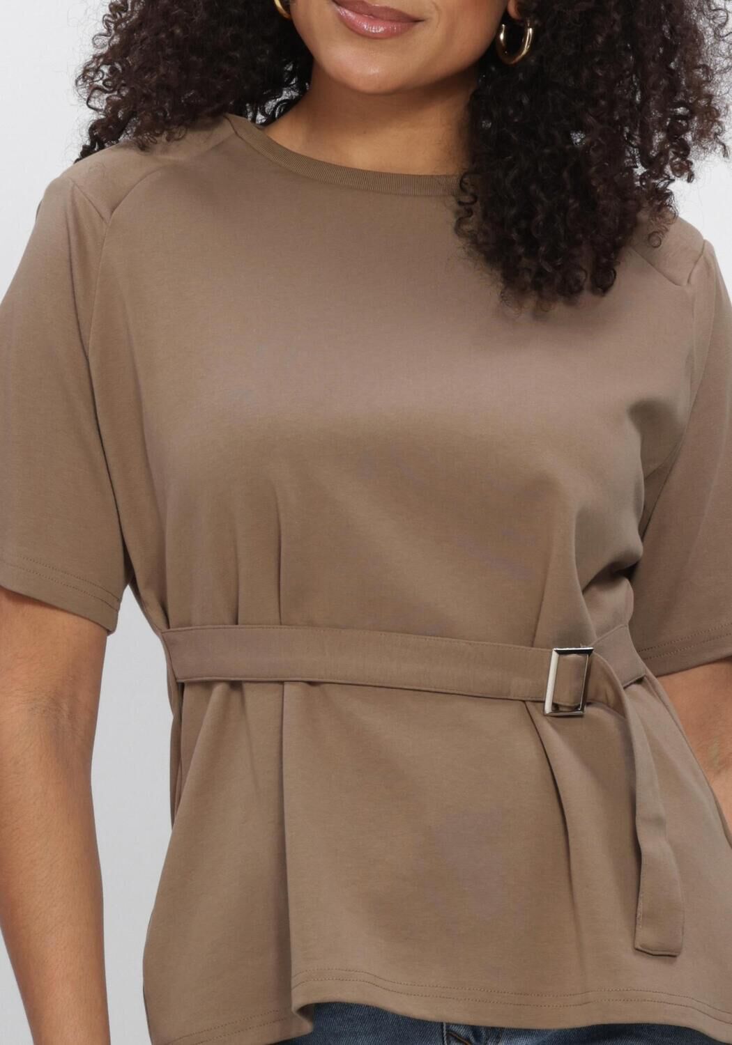 Bruine MY ESSENTIAL WARDROBE Tops & T-shirts MWAPIR BELT TEE - large