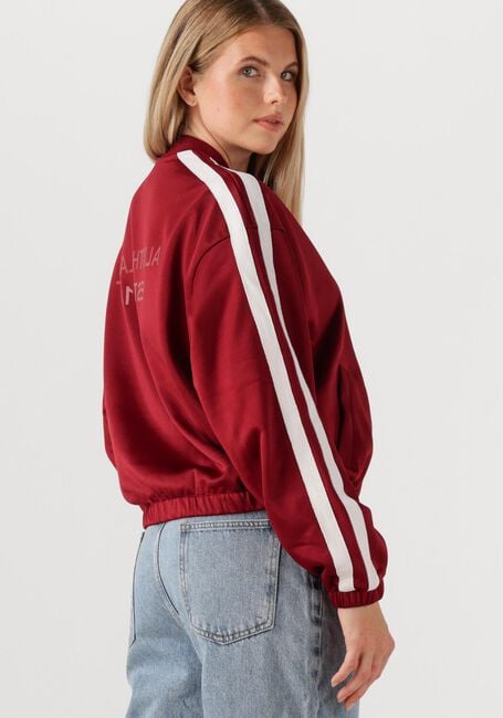 Bordeaux ALIX THE LABEL Trui LADIES KNITTED TRAININGS SWEAT JACKET - large