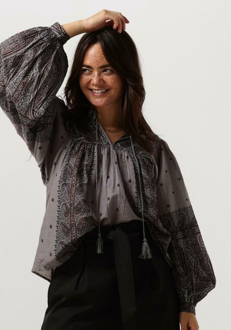 Blauwe ANTIK BATIK Blouses HIDA BLOUSE - large