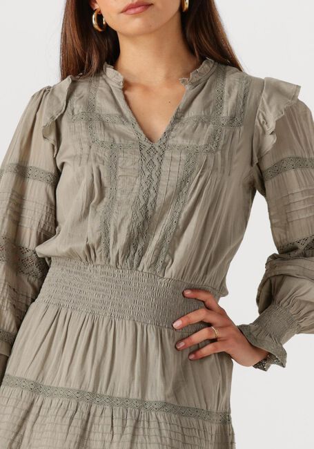 Olijf NEO NOIR Mini jurk ARAN S VOILE DRESS - large