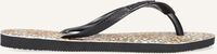 Zwarte HAVAIANAS Teenslippers KIDS SLIM LEOPARD - medium