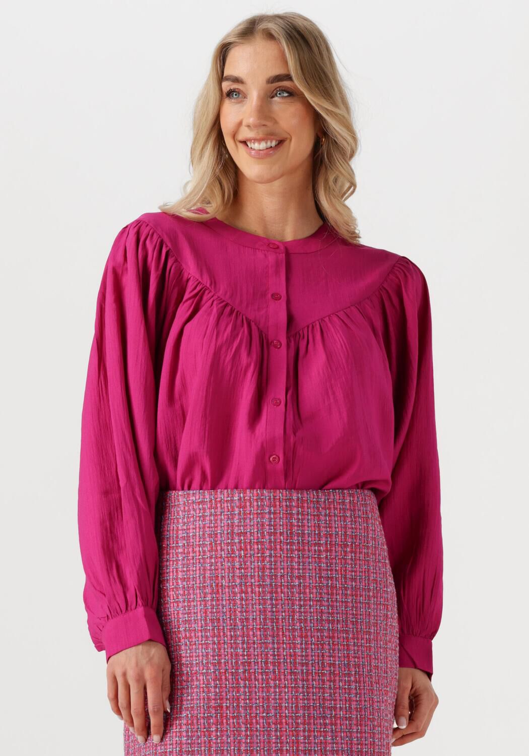 YDENCE Dames Blouses Blouse Hester Fuchsia