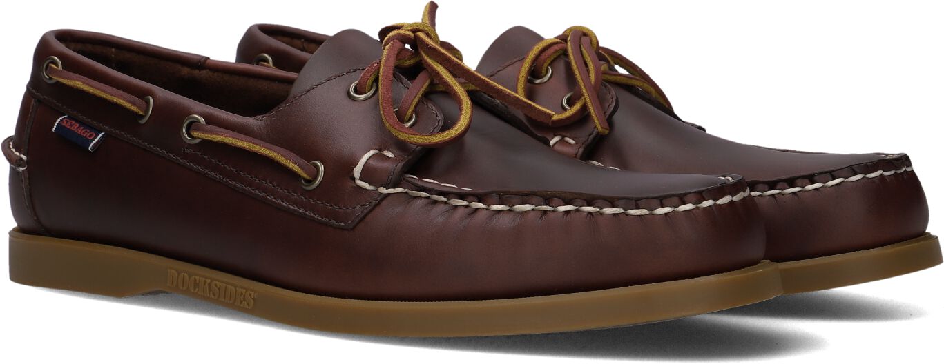 Sebago Heren Veterschoenen Docksides - Bruin, foto 2