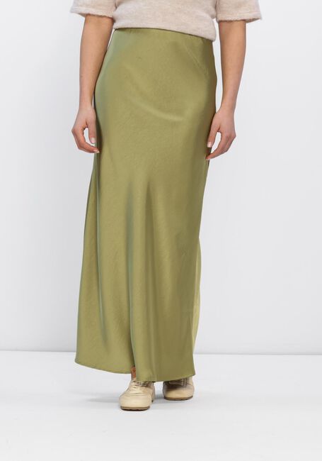 Olijf NEO NOIR Maxirok VICKY HEAVY SATEEN SKIRT - large