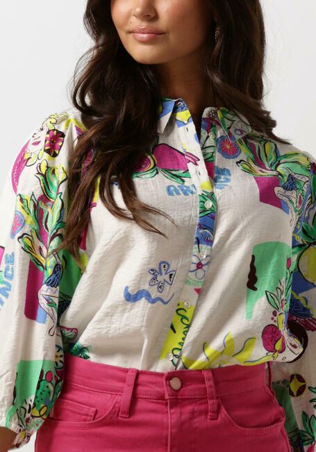Witte POM AMSTERDAM Blouses SICILIAN LOVE BLOUSE - large