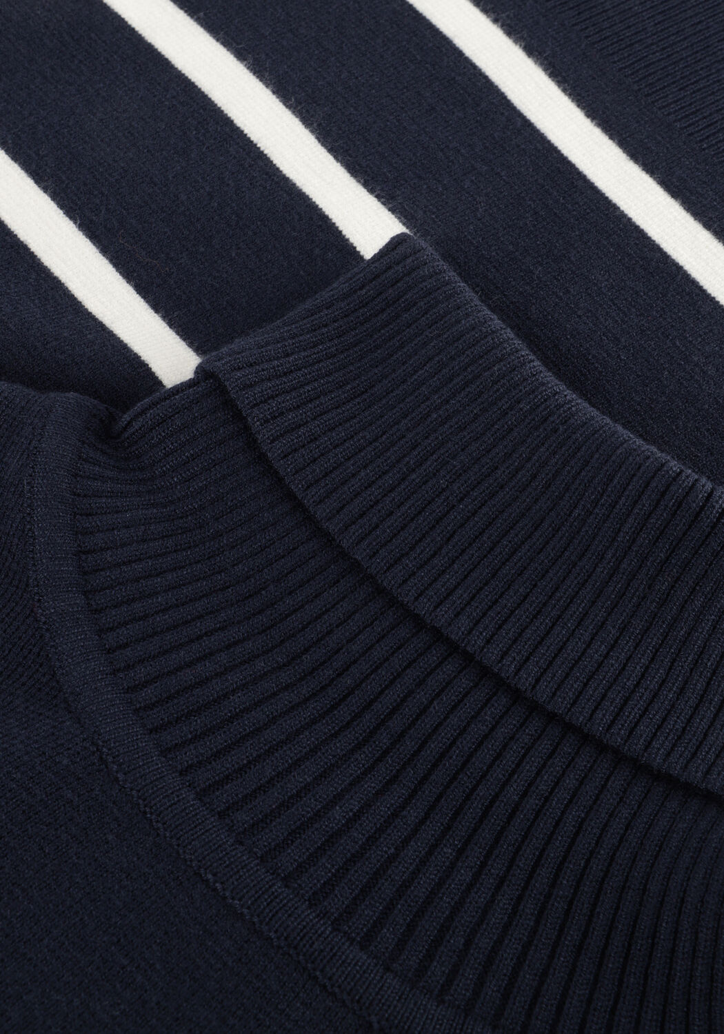 Donkerblauwe SELECTED WOMEN Trui SLFKAMMA LS KNIT ROLL NECK - large