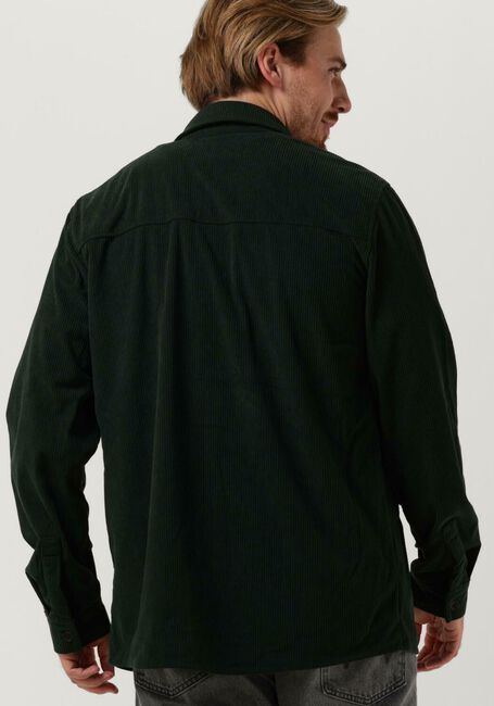 Donkergroene COLOURFUL REBEL Overshirt LOGAN CORDUROY SHIRT - large
