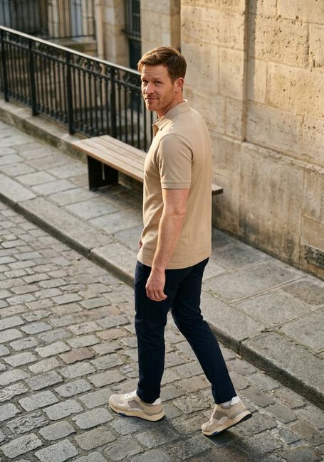 Beige BOSS BLACK Polo PALLAS - large