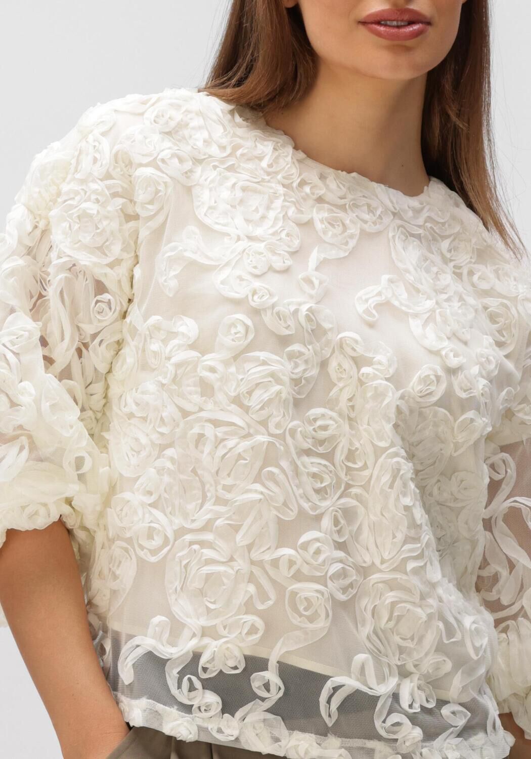 Gebroken wit CO'COUTURE Blouses TESSY FLOWER BLOUSE - large