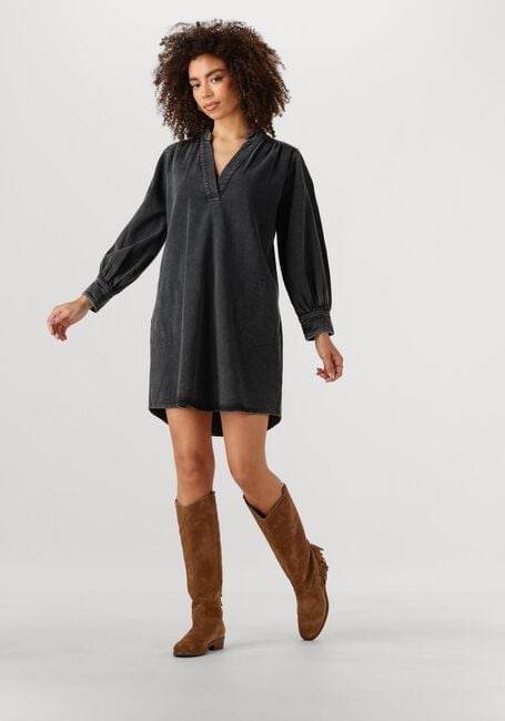 Zwarte BY-BAR Maxi jurk JINA TWILL DRESS - large