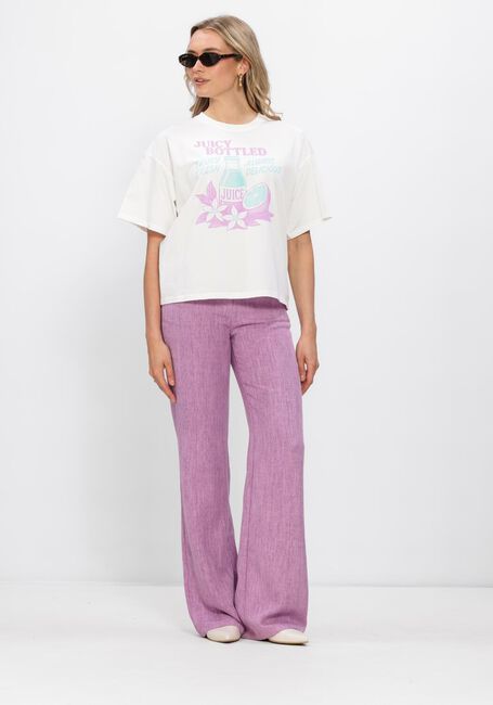 Paarse YDENCE T-shirt T-SHIRT JUICY BOTTLE - large