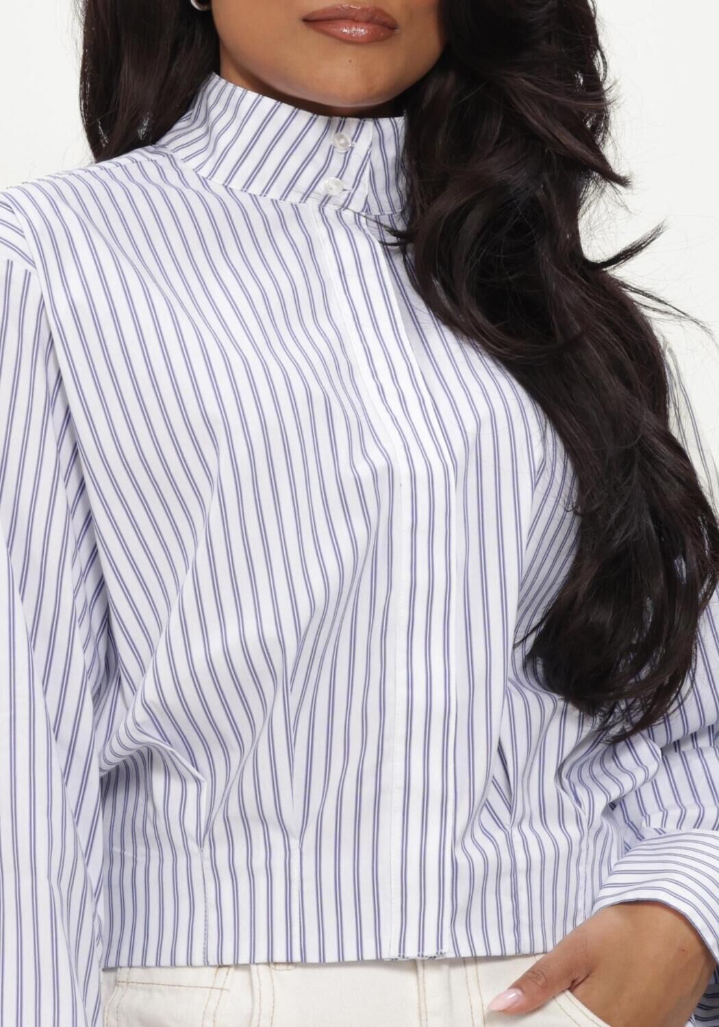 Blauwe CO'COUTURE Blouses DALMACC COLLAR SHIRT - large