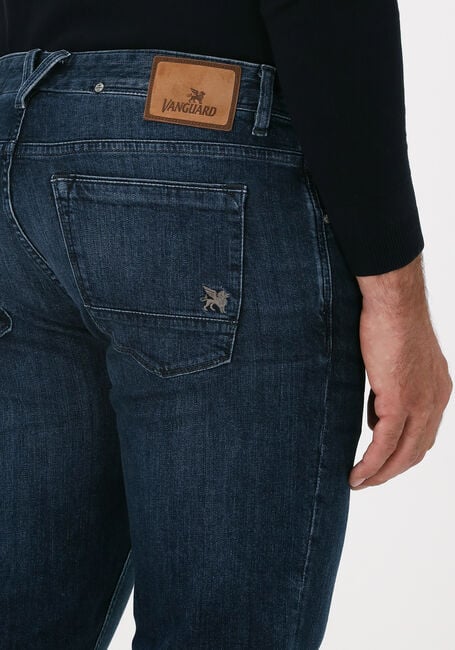 optocht verjaardag profiel Blauwe VANGUARD Slim fit jeans V7 RIDER STEEL BLUE WASH | Omoda