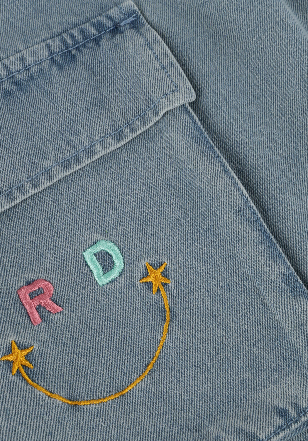 Lichtblauwe REFINED DEPARTMENT Minirok JISEL - large